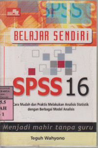 Image of Belajar sendiri spss 16