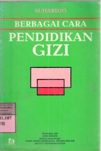 Image of Berbagai cara pendidikan gizi : Suhardjo