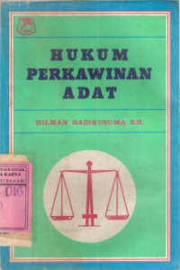 Image of Hukum perkawinan adat : Hilman Hadikusuma