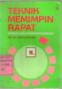 Image of Teknik memimpin rapat