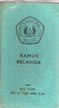 Image of Kamus belanda : M.A.Tair