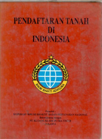 Image of Pendaftaran tanah di Indonesia : Soetarmono, [et al.]