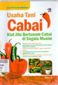 Image of Usaha tani cabai: kiat jitu bertanam cabai di segala musim