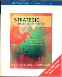 Image of Strategic Management : competitiveness and globalizationj