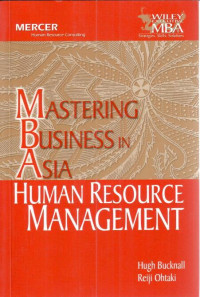 Image of Mastering Business in Asia Human resource management