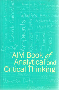 Image of AIM book of analytical and critical thinking