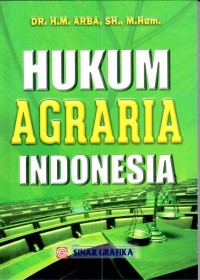 Image of Hukum Agraria Indonesia