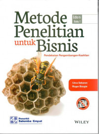 Image of Metode Penelitian Untuk Bisnis :pendekatan pengembangan-keahlian buku 1