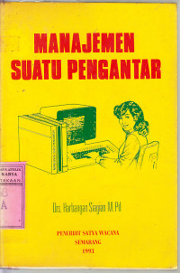 Image of Manajemen : suatu pengantar / Harbangan Siagian