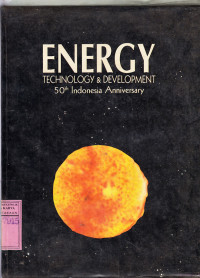 Image of Energy : technology development / Ed. Subekti [et al.]