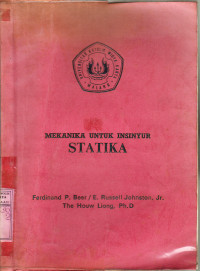 Image of Mekanika untuk insinyur : Statika / Ferdinan P.Beer ; E. Russell Johnston