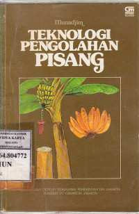 Image of Teknologi pengolahan pisang