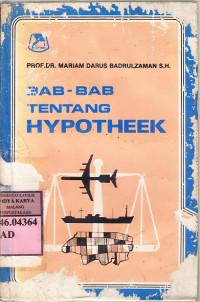 Image of Bab-bab tentang hypotheek / Mariam Darus Badrulzaman