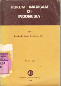 Image of Hukum warisan di Indonesia : R. Wirjono Prodjodikoro