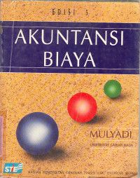 Image of Akuntansi biaya : Mulyadi