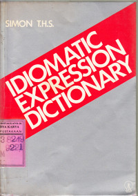 Image of Idiomatic expression dictionary : Simon T.H.S