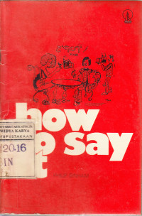 Image of How to say it : Philip Binham