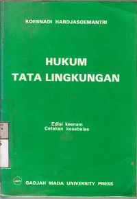 Image of Hukum tata lingkungan / Koesnadi Hardjasoemantri