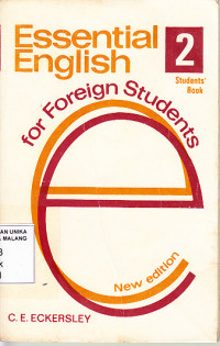 Image of Essential English for foreign students 2