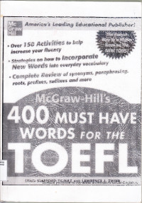 Image of 400 must-have words for the TOEFL