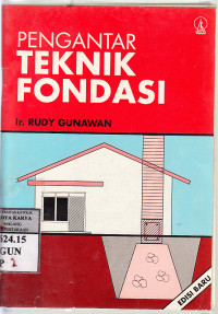 Image of Pengantar teknik Fondasi : Rudy Gunawan