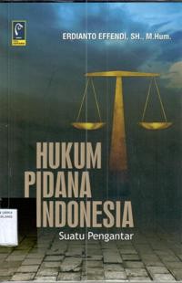 Image of Hukum Pidana Indonesia ;suatu pengantar