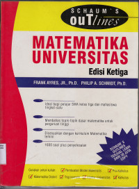 Image of Matematika universitas / Frank Ayres