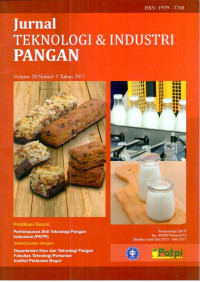 Image of Jurnal Teknologi dan Industri Pangan