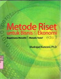 Image of Metode Riset Untuk Bisnis dan Ekonomi
