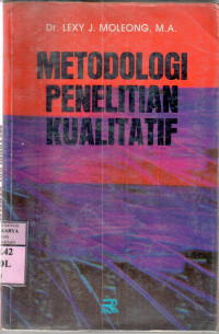 Image of Metodologi penelitian kualitatif