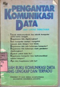 Image of Pengantar komunikasi data