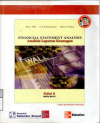 Image of Analisis laporan keuangan : financial statement analysis / John J. Wild ;. K.R. Subramanyam