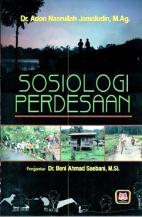 Image of Sosiologi perdesaan