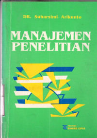 Image of Manajemen penelitian