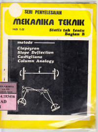 Image of Mekanika teknik : statis tak tentu / Hadi