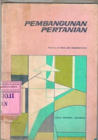 Image of Pembangunan pertanian / Moeljadi Banoewidjojo