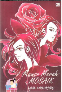Image of Mawar merah; mosaik