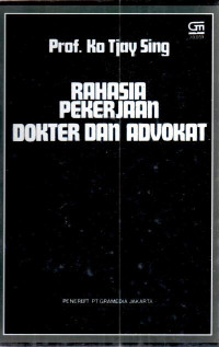 Image of Rahasia pekerjaan dokter dan advokat