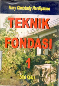 Image of Teknik Fondasi : Hary Christady Hardiyatmo