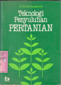Image of Teknologi penyuluhan pertanian : A.G Kartasapoetra