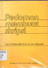 Image of Pedoman Membuat Skripsi atau Tesis