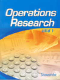 Image of Operations research / Siswanto
