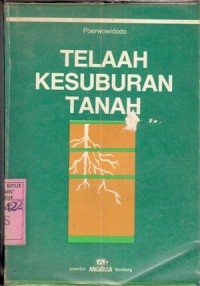 Image of Telaah kesuburan tanah : Poewowidodo Mas'ud