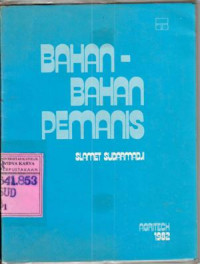 Image of Bahan-bahan pemanis : Slamet Sudarmadji