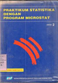 Image of Praktikum statistika dengan program Microstat